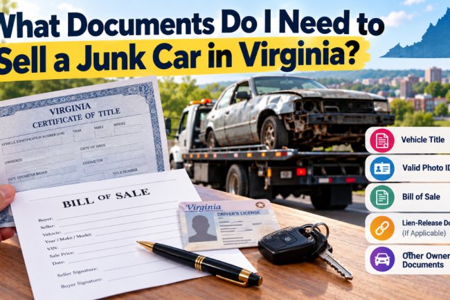 What Documents Do I Need to Sell a Junk Car in Virginia?