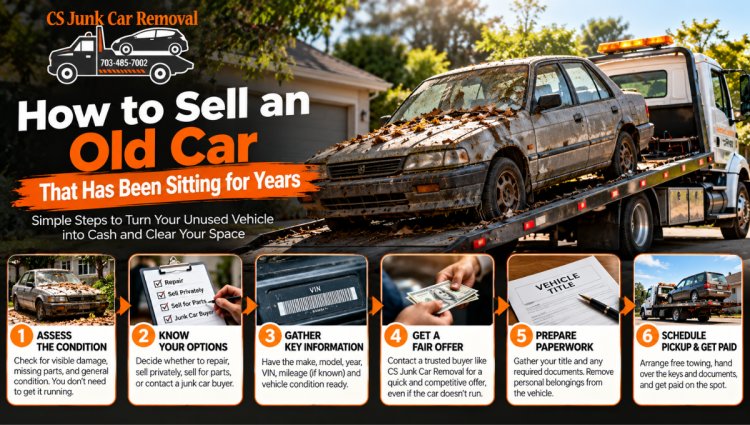 How to Sell an Old Car That Has Been Sitting for Years